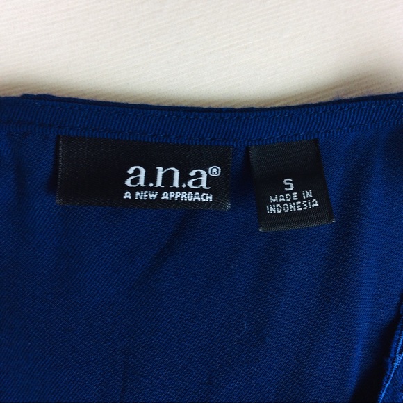 NWT A.N.A. Cute & Comfy Navy Blue Romper Size (S) - Picture 6 of 7